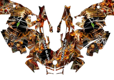 2017-2022 SKI DOO Gen 4 Summit & FREERIDE SLED GRAPHIC WRAP KIT DECALS Reaper - Image 1 of 2