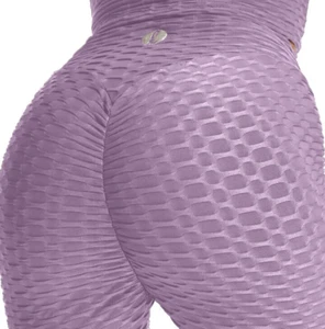 (1) Lyte Tiktok Leggings XXL Anti Cellulite Sexy Butt Lifting Gym Yoga Lavender - Picture 1 of 7