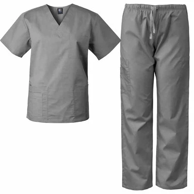 Conjunto Médico Exfoliante Medgear para Hombres y Mujeres Uniforme Médico Blusa y Pantalones Foto 1 de 3