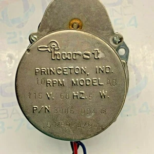 HURST MODEL AB CLOCK MOTOR 3006-004 - Picture 1 of 3