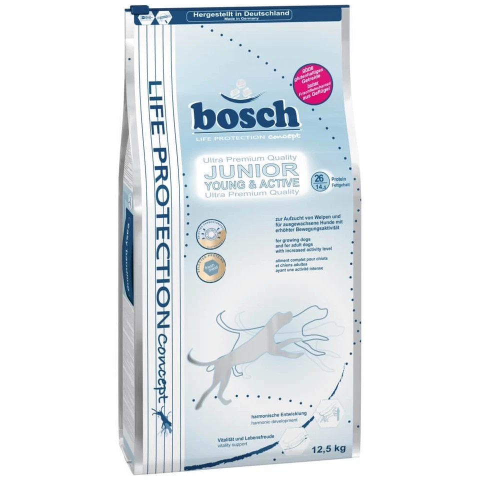Bosch Hunde Trockenfutter Aufzuchtfutter Young + Active 12,5 kg - Bild 1 von 1