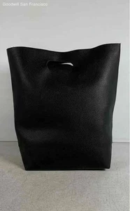 Hender Scheme Black Pebble Leather Classic Trapezoid Travel Large Tote Handbag - Picture 1 of 7