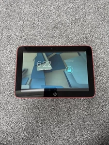 HP Slate 10 HD 10" 16GB Unlocked Red Cheap Android Tablet Good Condition - Picture 1 of 6