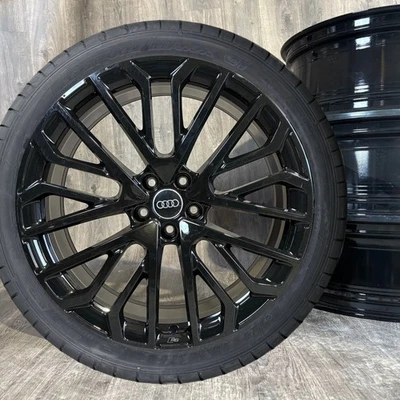 Original Audi Q5 SQ5 Felgen 21 Zoll GU 8MA601025L Sommerräder schwarz NEU - Bild 1 von 4