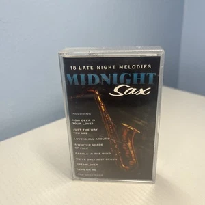 18 Late Night Melodies Midnight Sax Cassette Tape - Picture 1 of 3