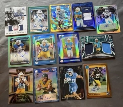 Derius Davis Rated Rookie Gold Cracked Ice /10~Harris,Vidal,Lance Auto’s +8⚡️RCs - Image 1 of 4