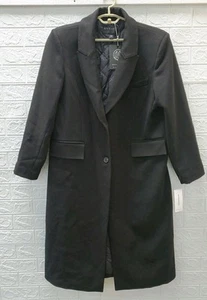 New BERNARDO Long Twill Soft Lightweight Odorless One Button Coat Black Sz XL - Picture 1 of 6