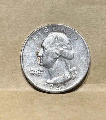 1941-S Washington Quarter --- Almost Uncirculated - Image 1 of 2