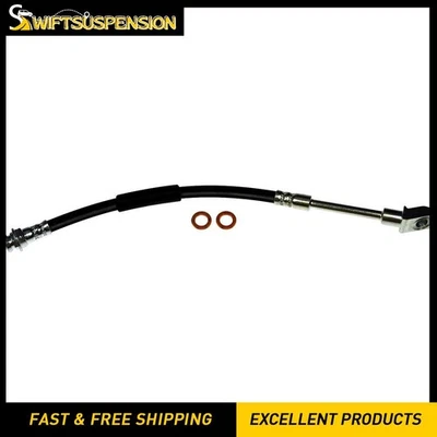 Dorman Rear Left Brake Hydraulic Hose for 1984 1985 1986 Chevrolet Corvette - Image 1 of 4
