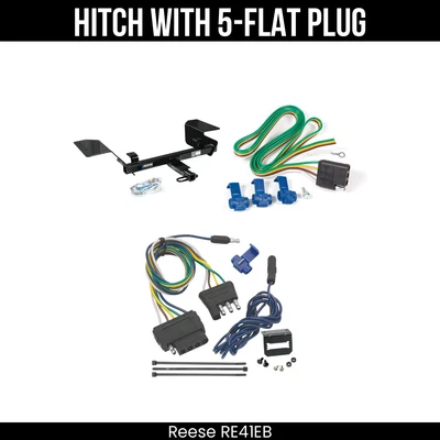 Enganche de remolque + cableado de 5 vías para Chevrolet Impala 00-05 todos los modelos 06389 clase 2 Foto 1 de 4