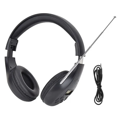 Compact And Lightweight Foldable FM Radio Reception Headphone 50-108MHZ - Bild 1 von 4