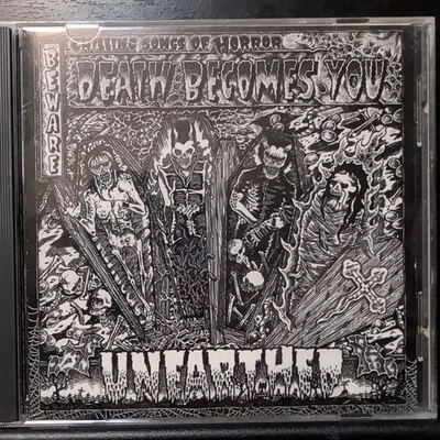 DEATH BECOMES YOU - UNEARTHED  ( CD ) Super Rare  Horror Punk VHTF EP Foto 1 de 4