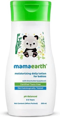 Mamaearth Moisturizing Daily Lotion ForBabies ContainsSheaButter&JojobaOil 200ml - Image 1 of 4