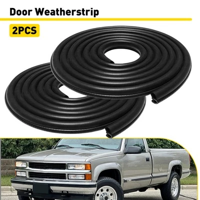 For 1992-1999 GMC Suburban LH&RH Pair Front Door Silence Weatherstripping Seals - Image 1 of 4