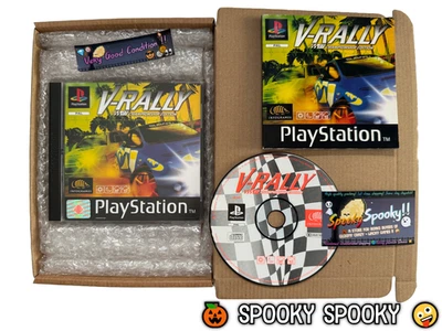 V Rally Championship Edition PS1 - UK PAL VGC CIB - High Quality Packing - Image 1 of 4