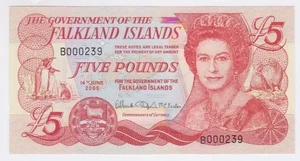 (FR1) Falkland Islands - 5 Pounds 14 Juin 2005 - Neuf - n°B000239,  lartdesgents - Foto 1 di 2