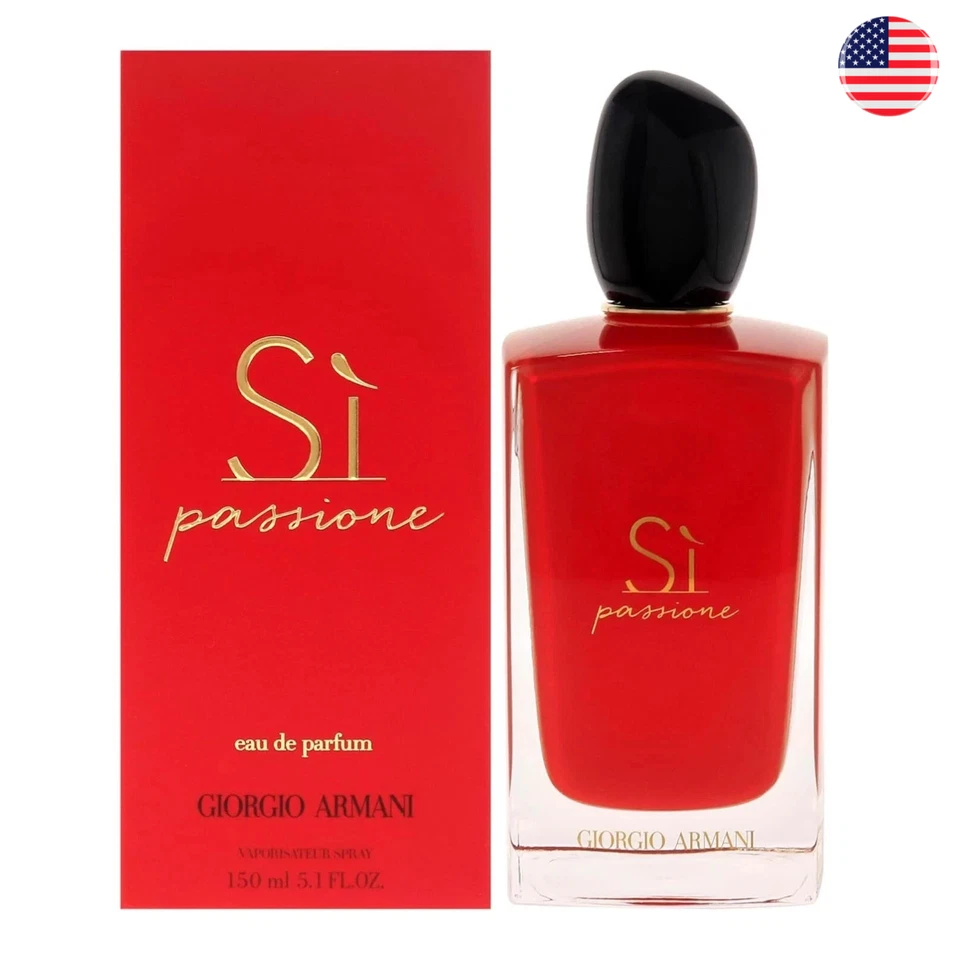 SI PASSIONE por Giorgio Armani EDP para mujer 3,4 OZ - 100 ml EE. UU. - Imagen 1 de 1