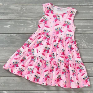 PETE + LUCY Bubblegum Bliss Pink Sleeveless Girls Boutique Dress NEW 3T - Picture 1 of 10
