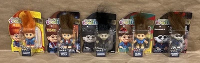 Juego de 5 Trolls Buena Suerte CHUCKY MARTY ALAN MICHAEL FRANKENSTEIN Icono Troll Muñeca Foto 1 de 4