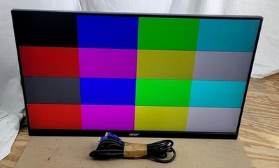 ACER CB272 UM.HB2AA.001 Full HD LCD Monitor VGA DP HDMI Grade B SEE NOTES - Image 1 of 4