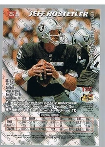 1996/96 Topps Stadium Club Members Only Jeff Hostetler #295 Raiders - Picture 1 of 1