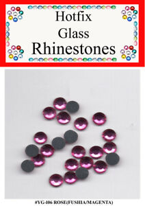 HOTEE Hot Fix Rhinestones Glass Crystals Quilting Sewing Scrapbooking Craft doll