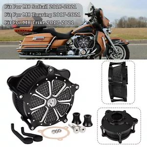 Air Cleaner Intake Filter System For Harley Road Glide FLTRX FLTRXS FLTRU FLTRK - Foto 1 di 12
