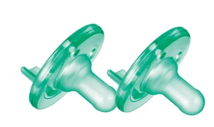 Philips gekerbte Neugeborene Intensivstation beruhigender Schnuller, grün, 0-3 Monate, Krankenhaus Binky - Bild 1 von 1