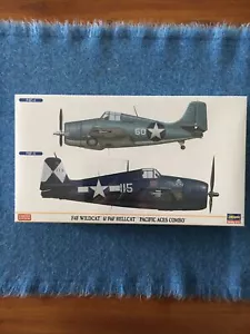 1/72 Hasegawa F4F Wildcat & F6F Hellcat ‘Pacific Aces Combo’ 01964) Sealed - Picture 1 of 6