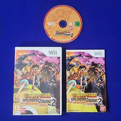wii ONE PIECE UNLIMITED CRUISE 2 Awakening Of A Hero Nintendo PAL UK EXCLUSIVE - Image 1 of 4
