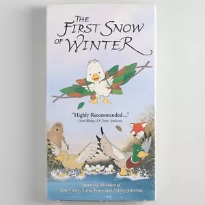 Der erste Schnee des Winters VHS - Brandneu/Versiegelt - Ashley Johnson Animationsfilm - Bild 1 von 6