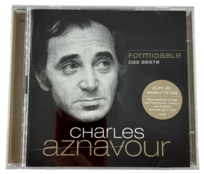 CHARLES AZNAVOUR - FORMIDABLE-DAS BESTE  - 2 CDs- Zustand gut - Bild 1 von 4