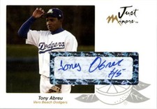 2005 Just Autographs Signatures Baseball Card Pick