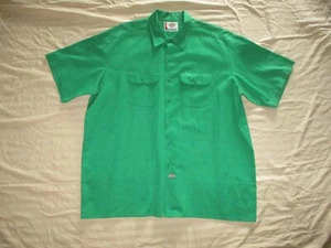 fantastic FOREST GREEN DICKIES Shirt size 3XL great shade of green - Picture 1 of 4