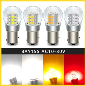 BAY15S 3014 39 LED Indicator Light Brake Light 12V White/Warm White/Yellow/Red - Picture 1 of 7