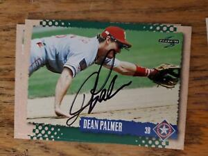 Dean Palmer ~ Texas Rangers ~ 95 Score ~ Signed Autographed Card MLB