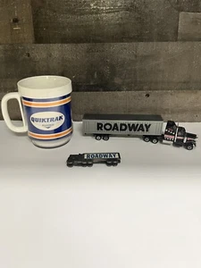 Roadway Collectibles Express Diecast Model Truck, Pearl Handle Knife, Coffee Cup - Picture 1 of 12