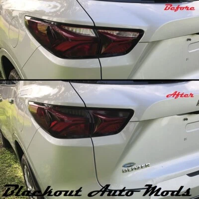 Tail Light Blackout Kit Smoked Vinyl Overlay For 2019-2022 Chevy Blazer - Image 1 of 3