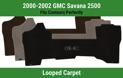 Alfombra delantera Lloyd Classic Loop para GMC Savana 2500 '00-02 con GMC 1 negro Foto 1 de 4