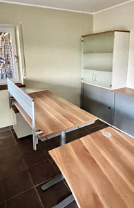SAMAS Homeoffice 7-tl., Büromöbel Set, inkl. 2 höhenverstellbare Schreibtische - Bild 1 von 20