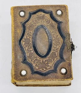 Very Antique Photo Album with pictures Unique Rare - Picture 1 of 12