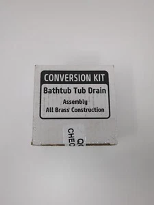 Tip Toe Bathtub Tub Drain Assembly Conversion Kit Includes Tub Drain, Drain - Picture 1 of 5