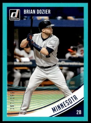 2018 Donruss Brian Dozier /199 Minnesota Twins #72 - Image 1 of 2