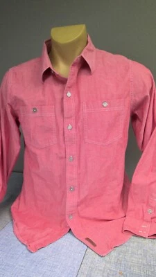 GoLite Shirt Button Up Long Sleeve Red Men's Large Foto 1 de 4