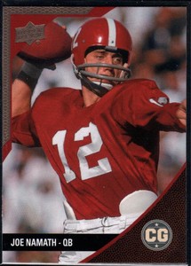 2014 Upper Deck Conference Greats Football Pewter Foil - Pick A Player