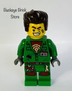 NEU Lego Hidden Side Douglas Elton grüner Overall & dunkelbraune Haare - Bild 1 von 3