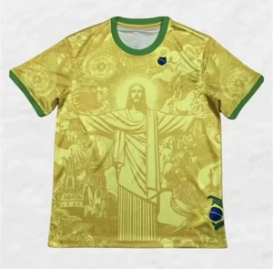 Brazil Christ The Redeemer Special Football Shirt - Picture 1 of 2