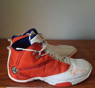 Jordan 12.5 XII Q Rich Richardson Double Autograph Size 15 Game Worn PE Knicks - Imagem 1 de 4