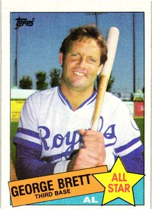 1985 Topps SET BREAK #703 George Brett Near-mint  - Free Shipping