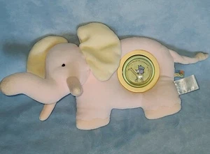 Carters Pink Elephant Plush John Lennon Spinning Rattle Baby Toy Real Love - Picture 1 of 3